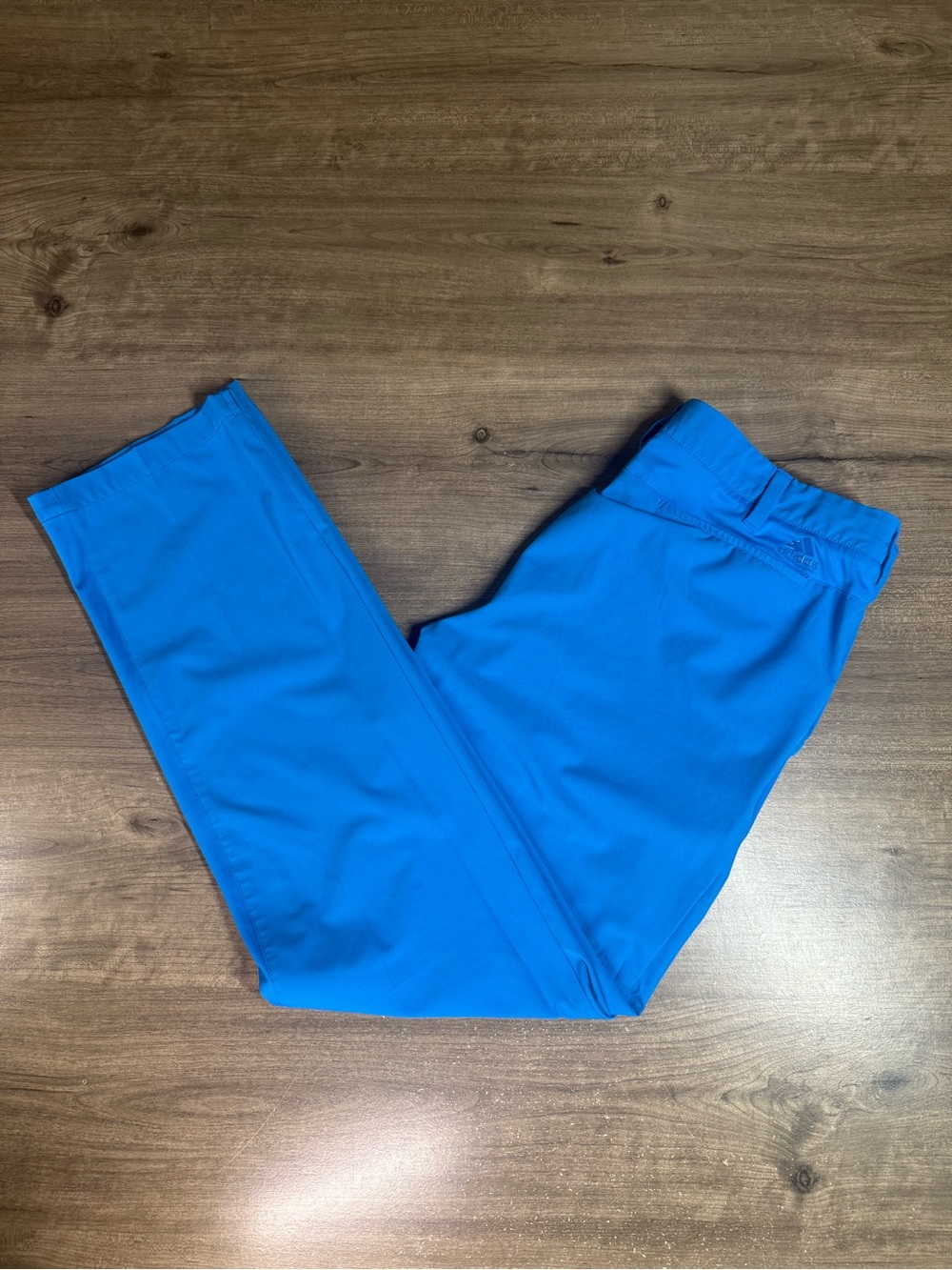 Adidas Men’s Blue Straight Leg Golf Pants Polyester Blend 32x32